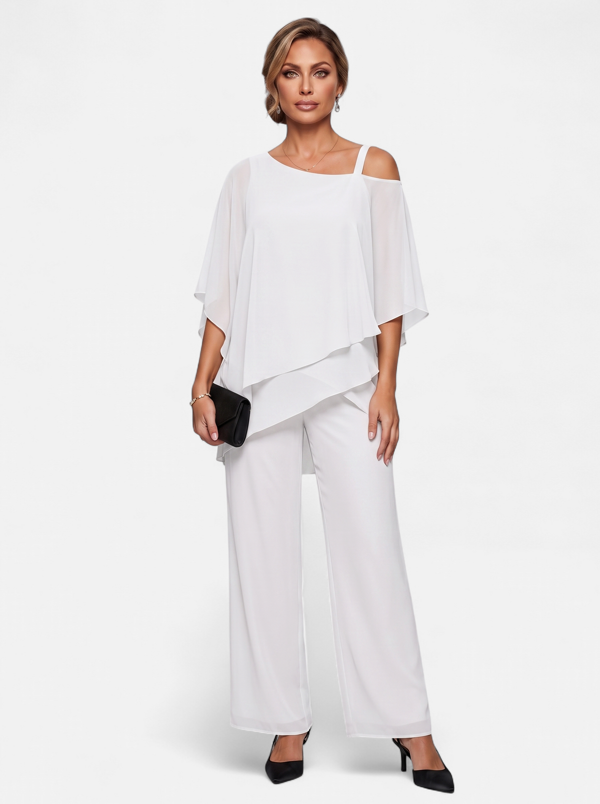 Women's Elegant Off-Shoulder Two-Piece Set